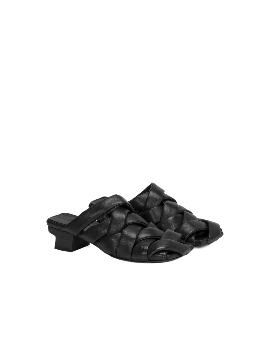 Marsèll Square Toe 40mm Sandals In Black