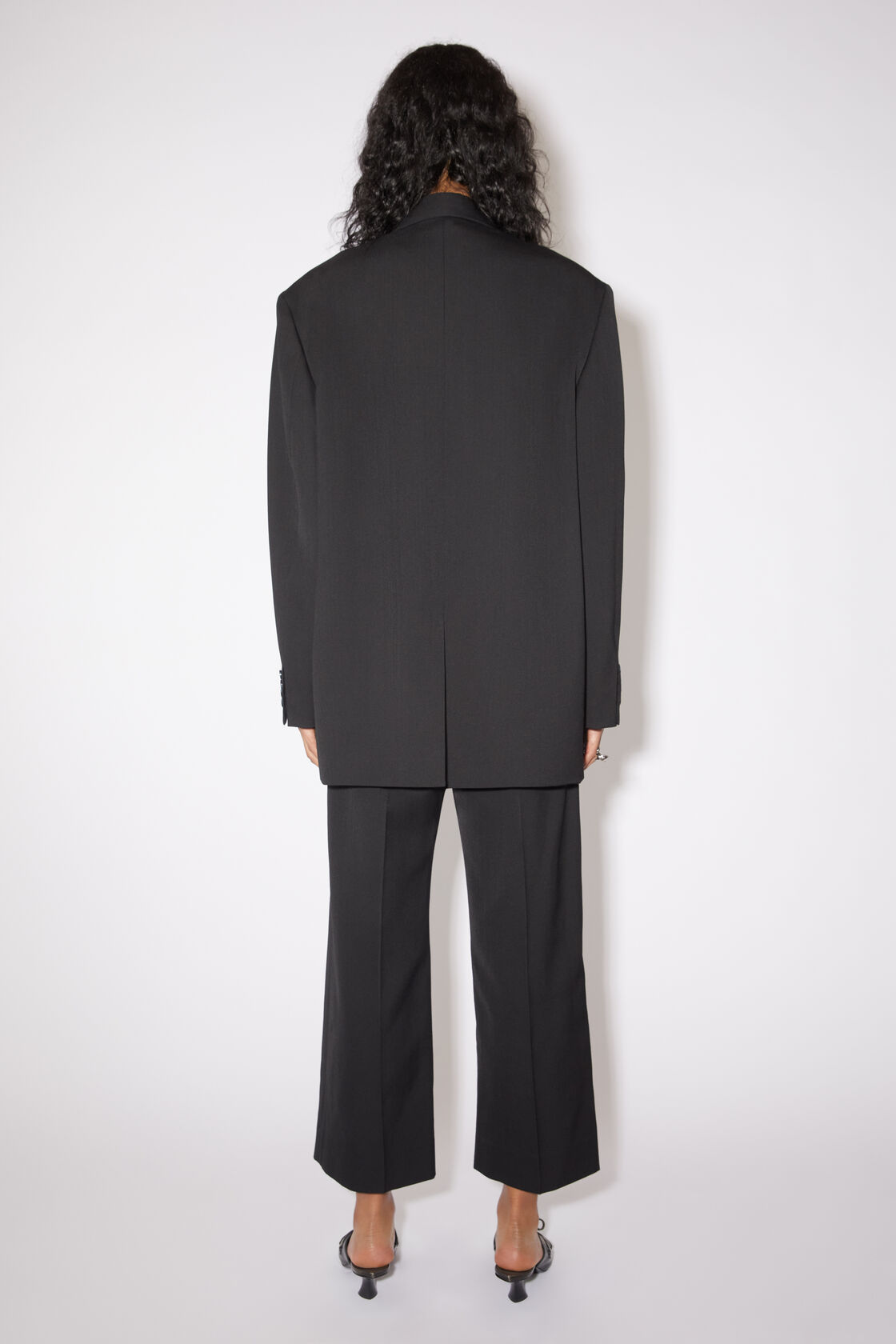 Acne Studios Oversized Single-breasted Blazer In Black