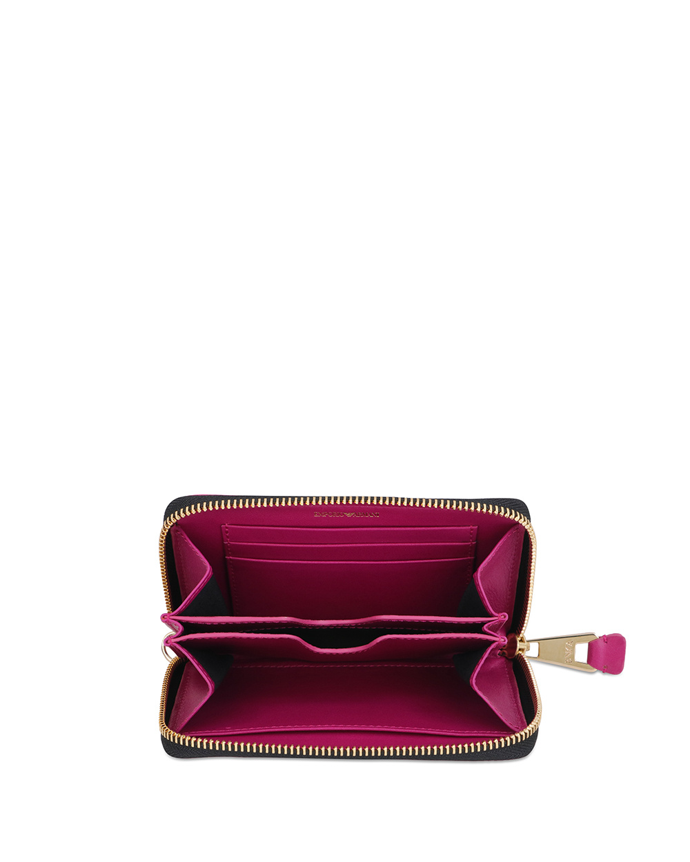 Emporio Armani Logo Wallet In Black