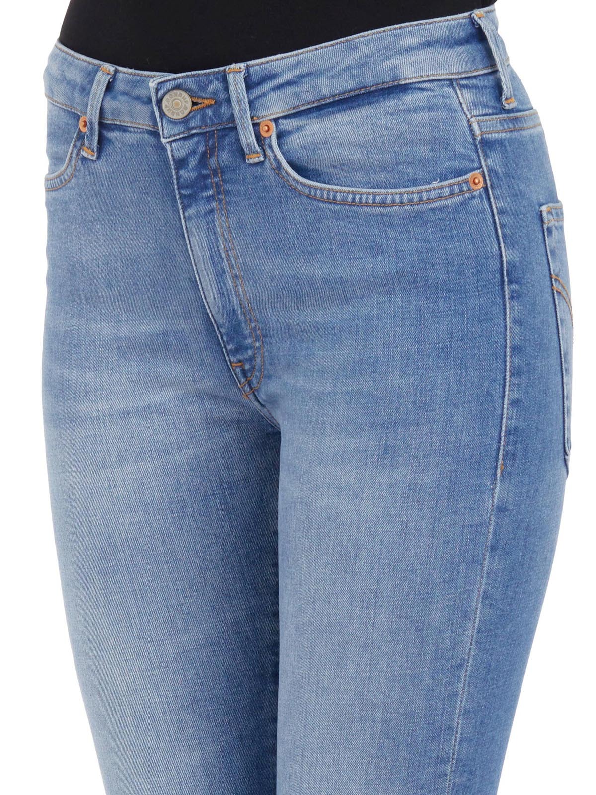 Dondup Mandy Bootcut Superskinny In Blue