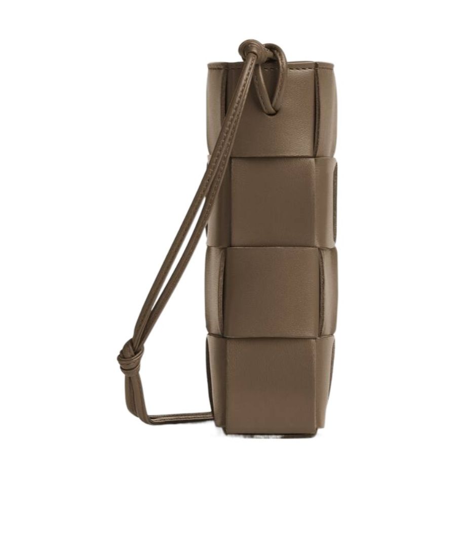 BOTTEGA VENETA CASSETTE STRAP PHONE POUCH