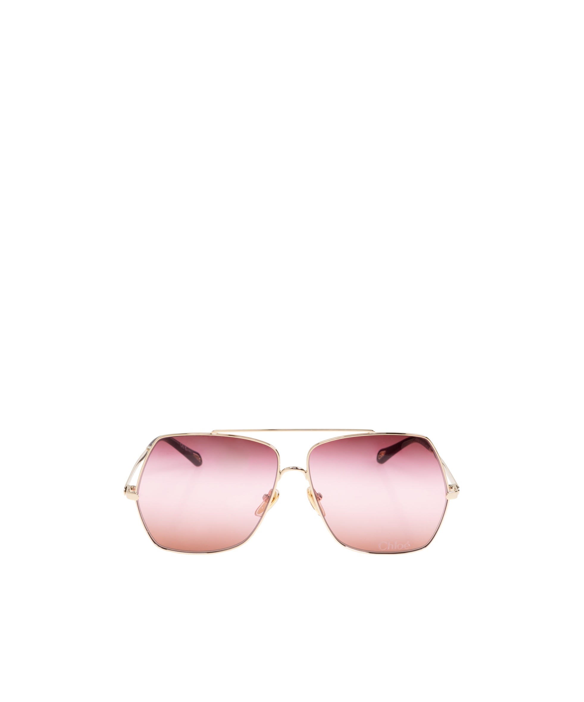 Chloé Aly Square Sunglasses In Pink