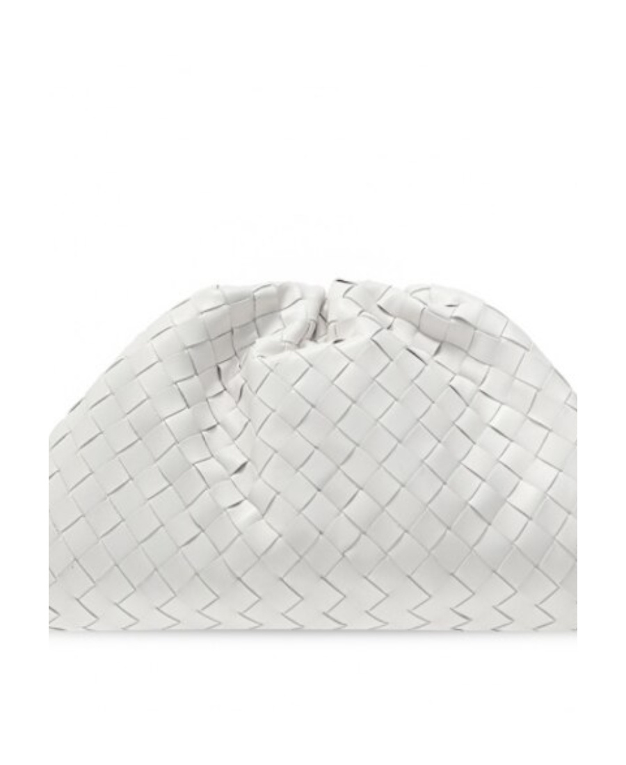 BOTTEGA VENETA THE POUCH WOVEN CLUTCH BAG