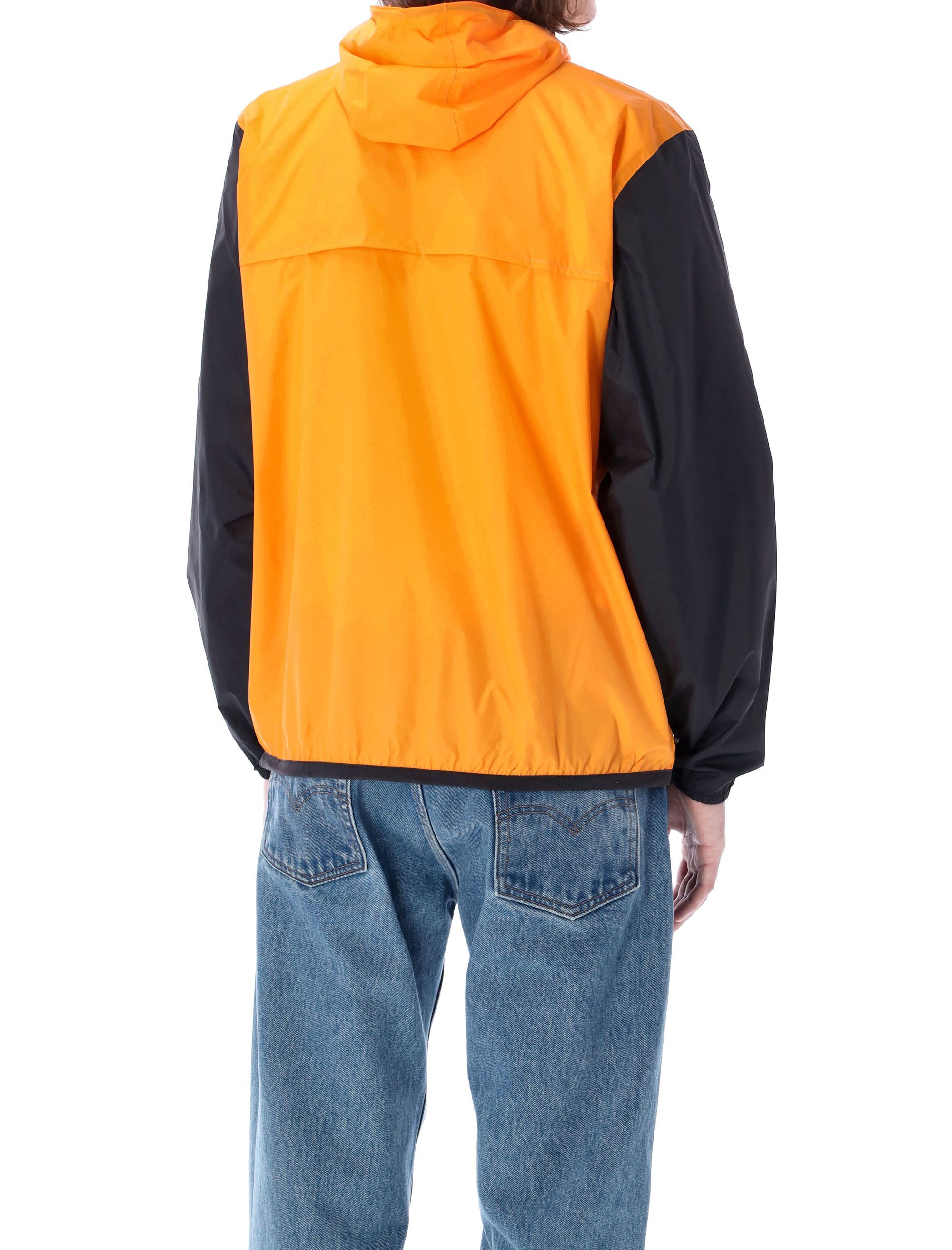 Comme Des Garçons Play Block Design Hoodie Drawstring Hem In Multicolor