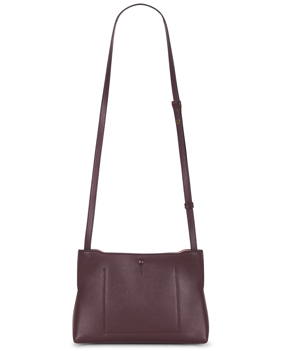 Givenchy Snap Button Shoulder Bag In Brown