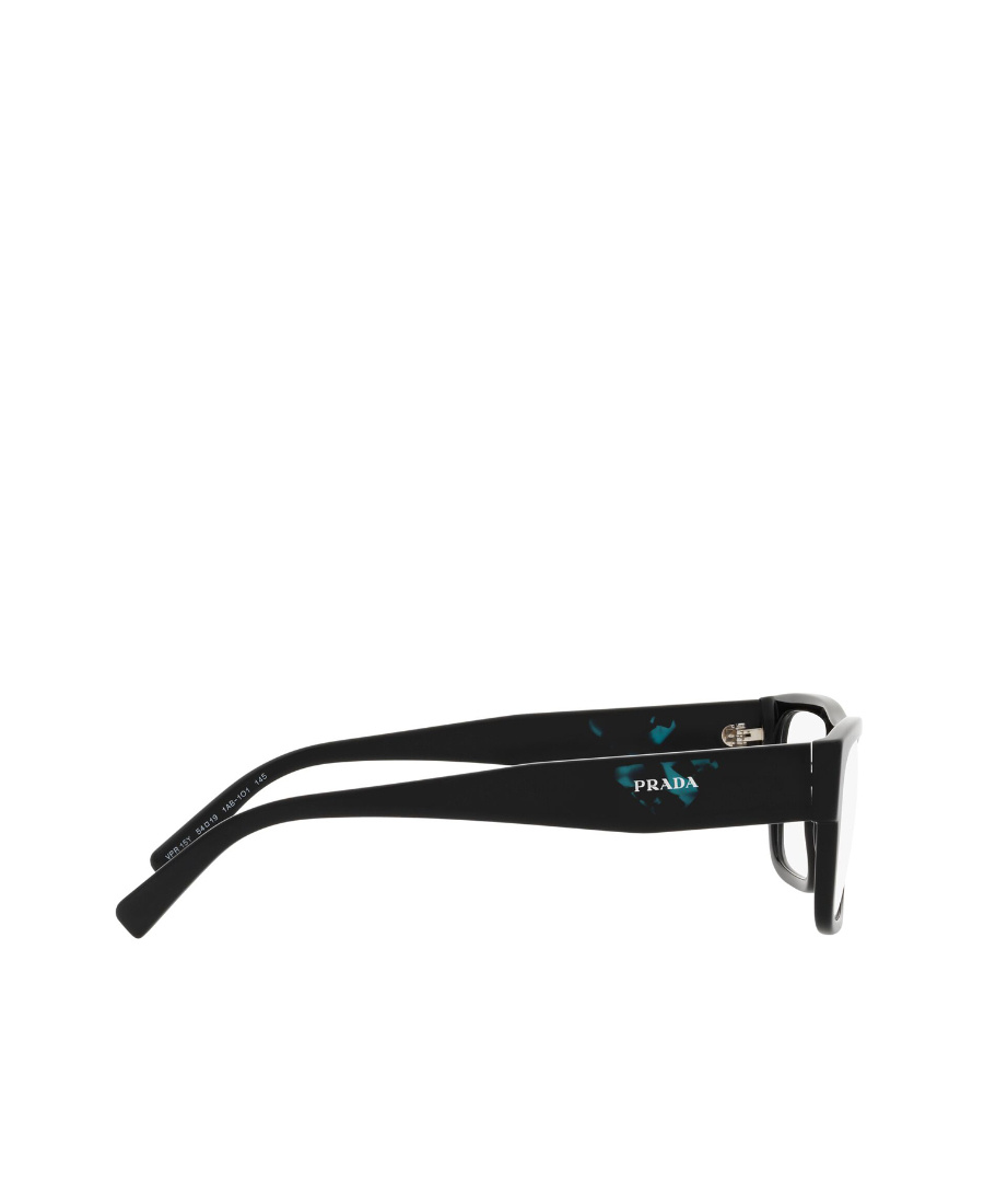 Prada Eyewear Rectangular Frame Glasses In Black