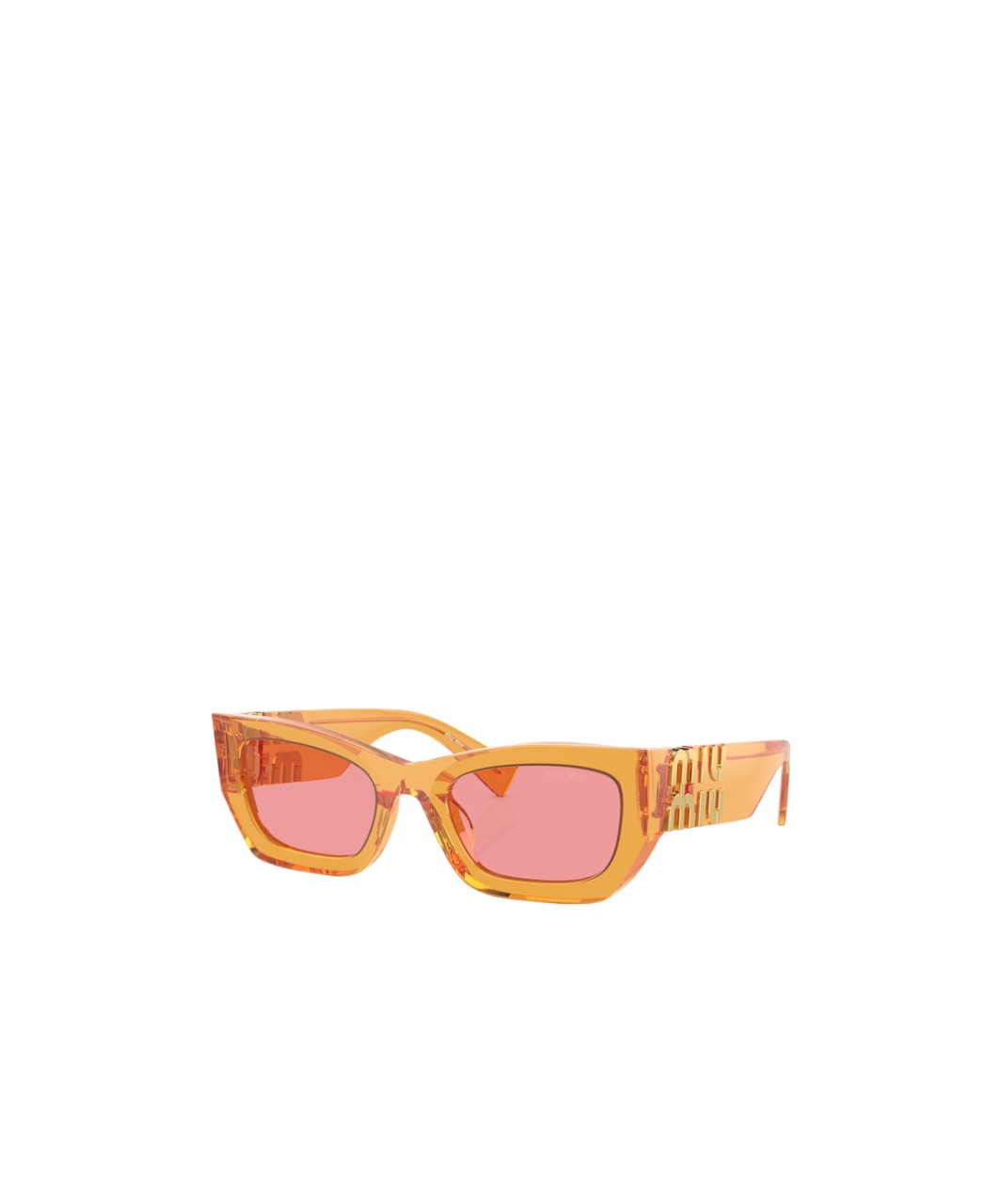 Miu Miu Women's Miu Mu 09ws 12t1d0 Sunglasses In Orange