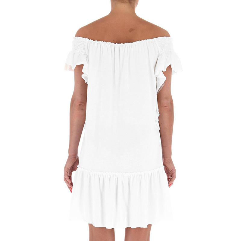 Red Valentino Shoulder-length Design Dress In White