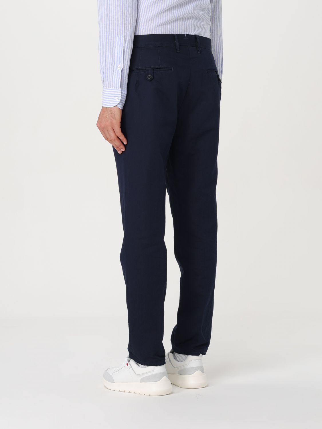 Incotex Straight Leg Trousers In Black