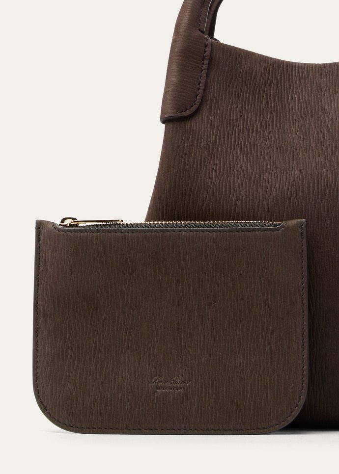 Loro Piana Small Bale Bag In Brown