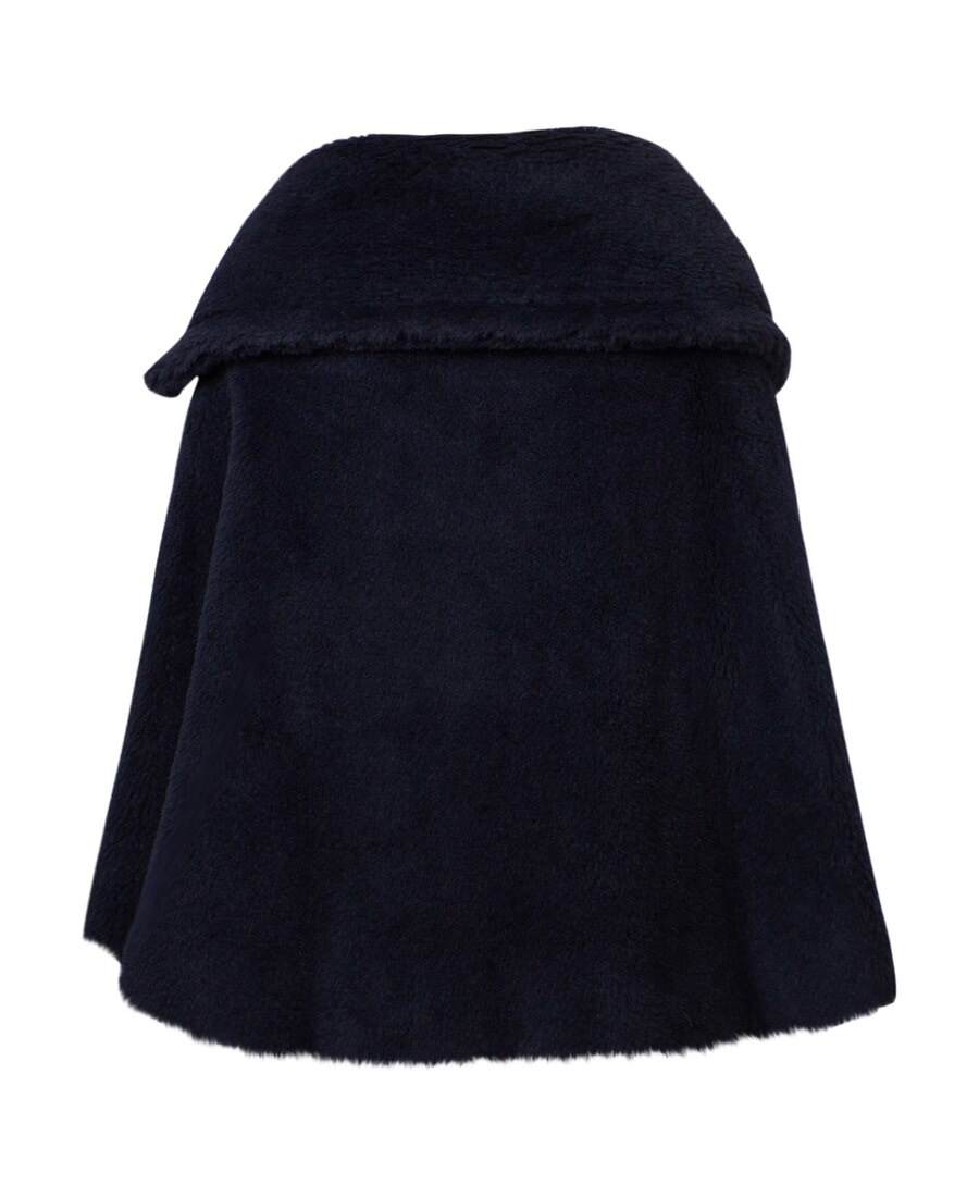Max Mara Loose Cloak In Black