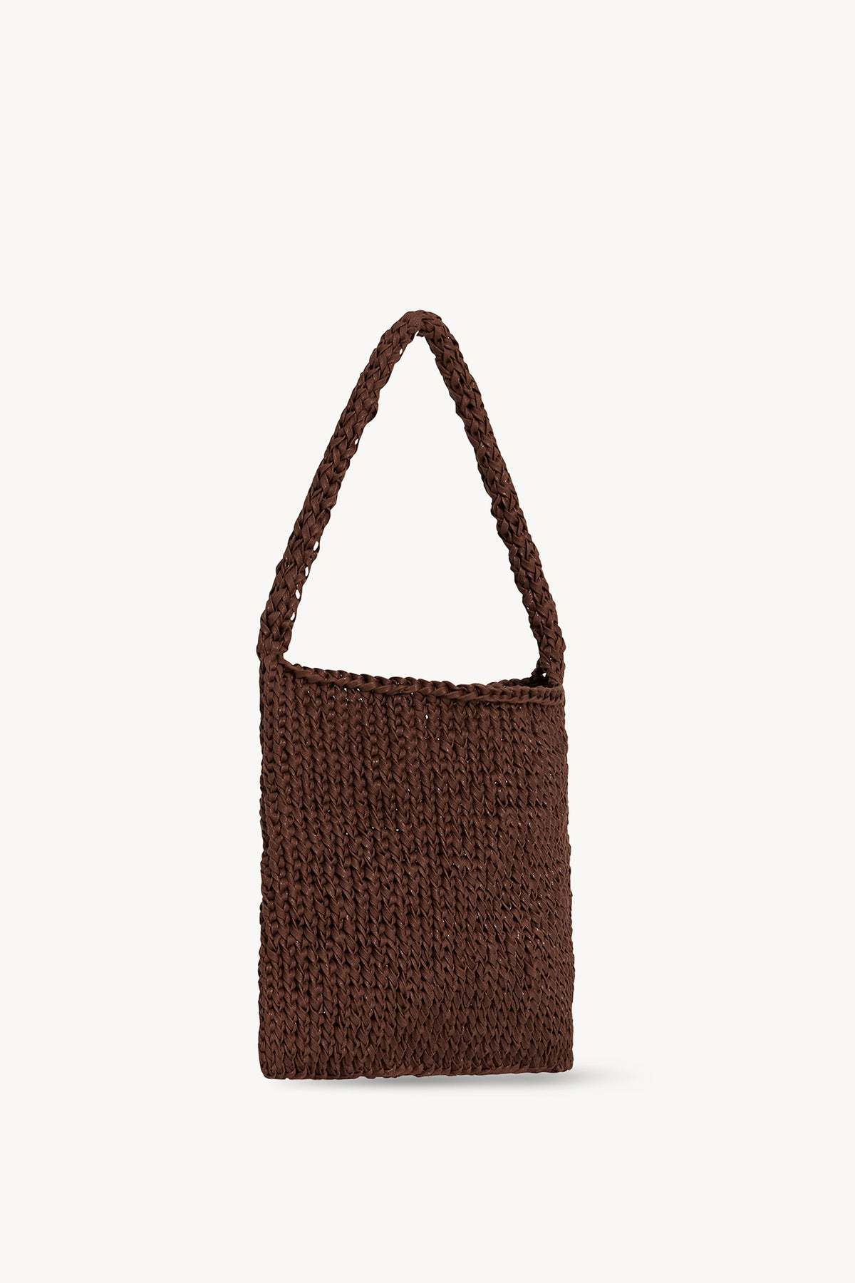 The Row Cotton Rope Shoulder Bag In Brown