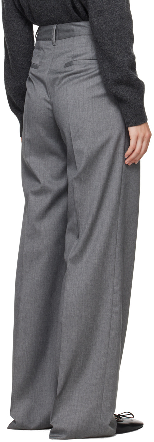 Shop Loulou Studio Sbiru Trousers In Gray