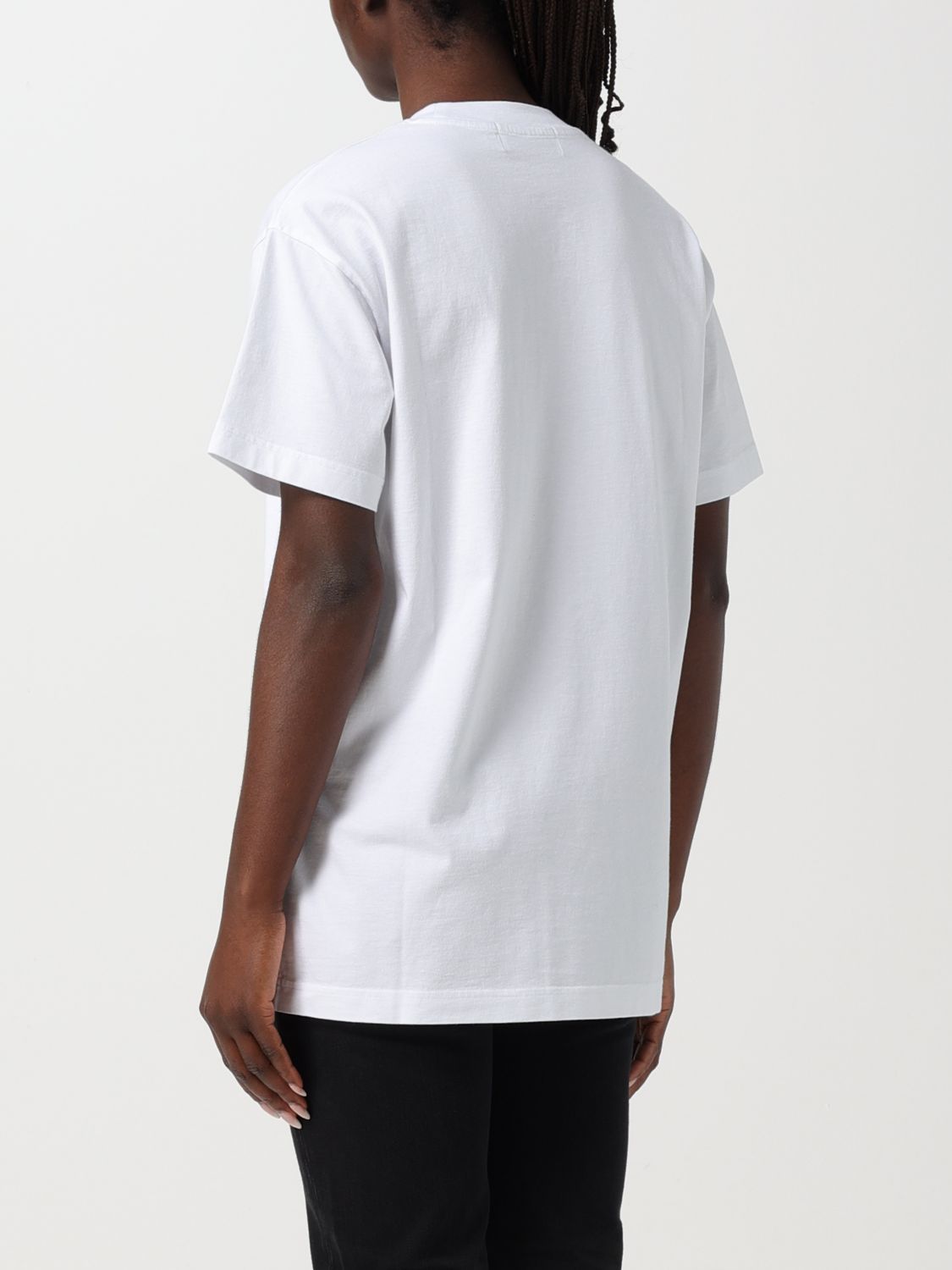 Ambush T-shirt With Round Neck And Short Sleeves In White