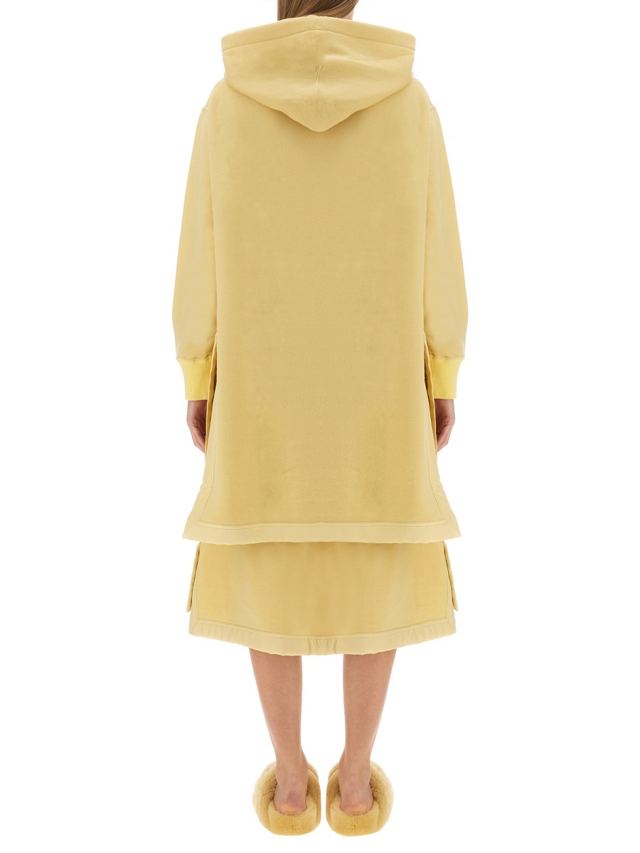 Jil Sander Relaxed-fit Oversized Hoodie With Drawstring Closure In Nude