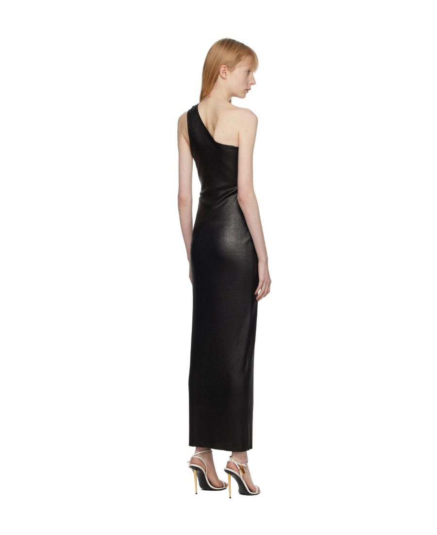 Tom Ford One-shoulder Slim Dress In Black