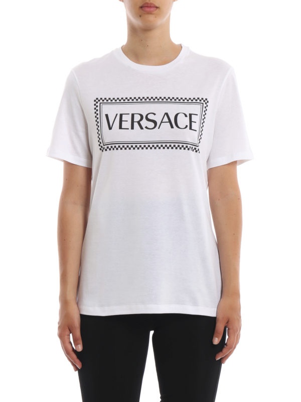 Versace Logo T-shirt In White