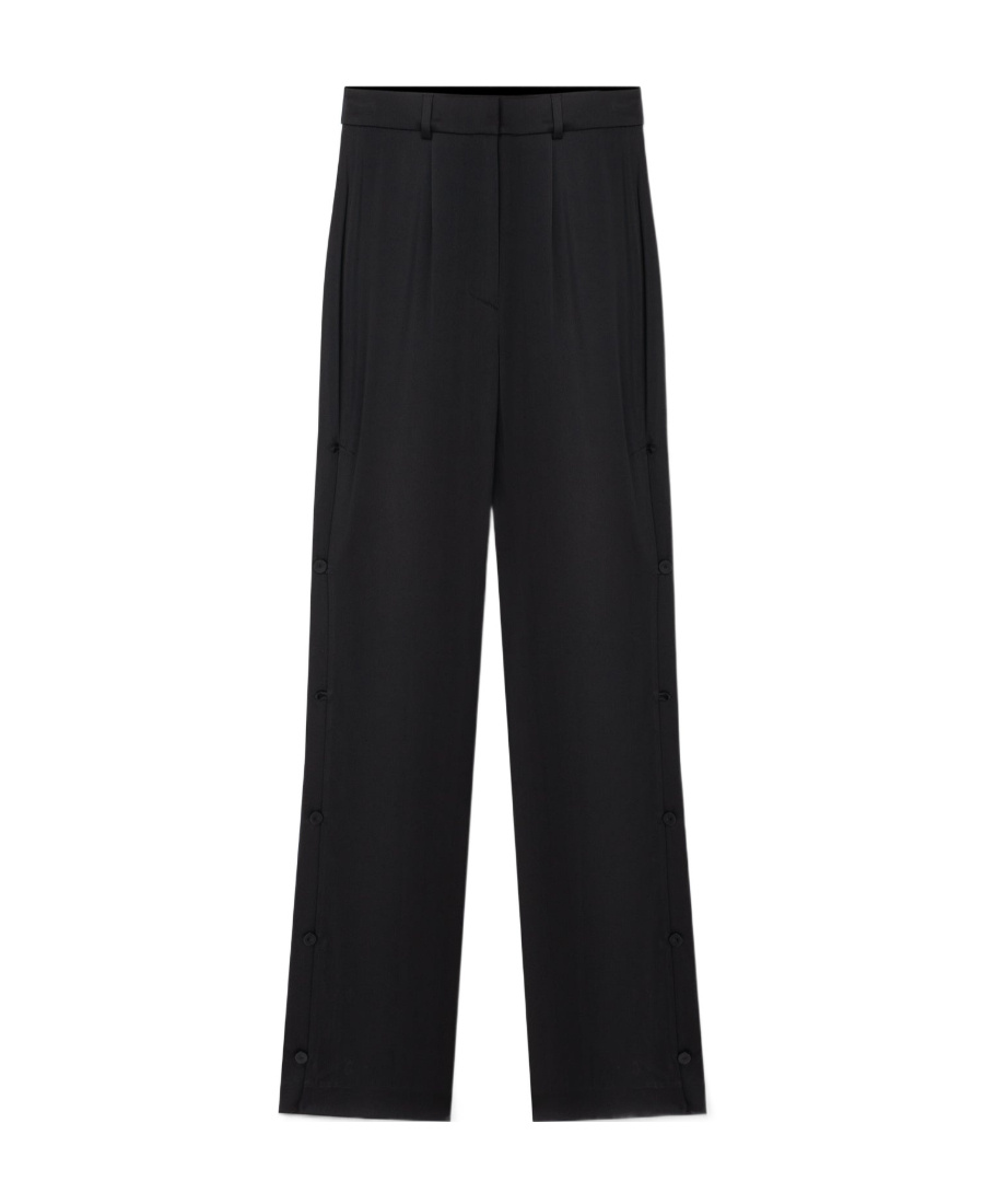 Nanushka Felina Straight-leg Trousers In Black