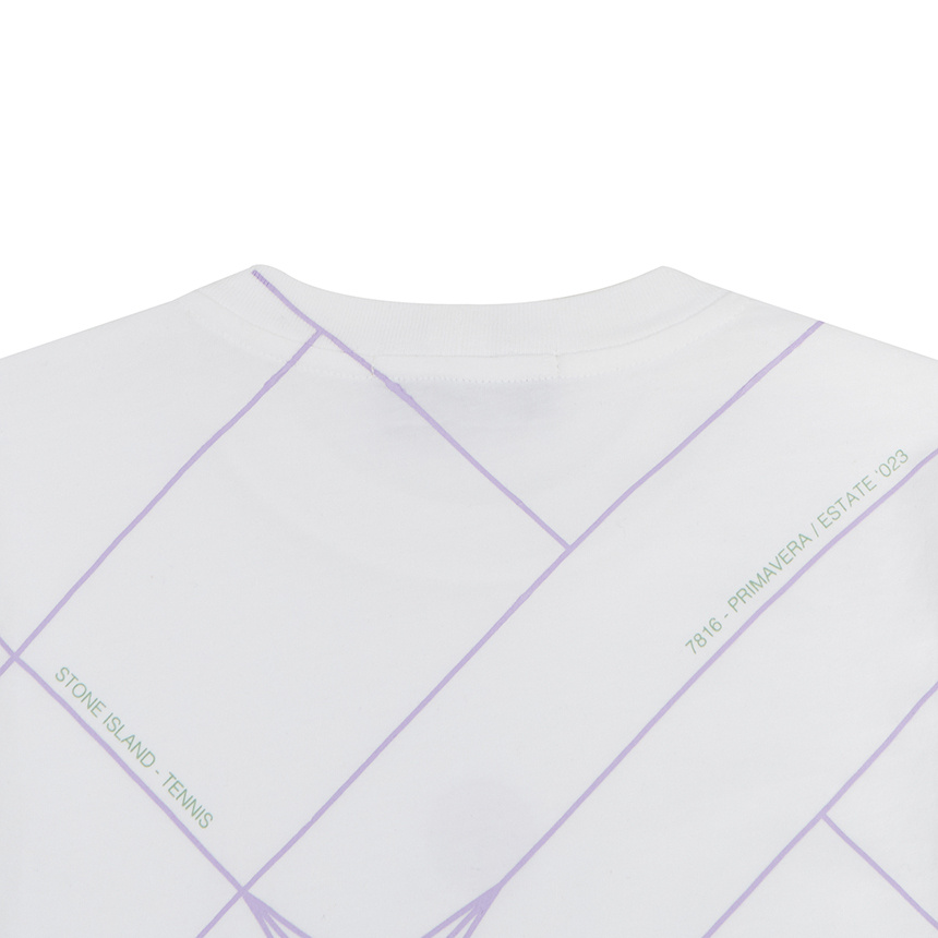 Stone Island Logo-print Cotton T-shirt In White
