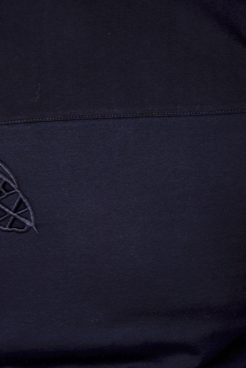 Versace Logo Long-sleeved T-shirt In Black