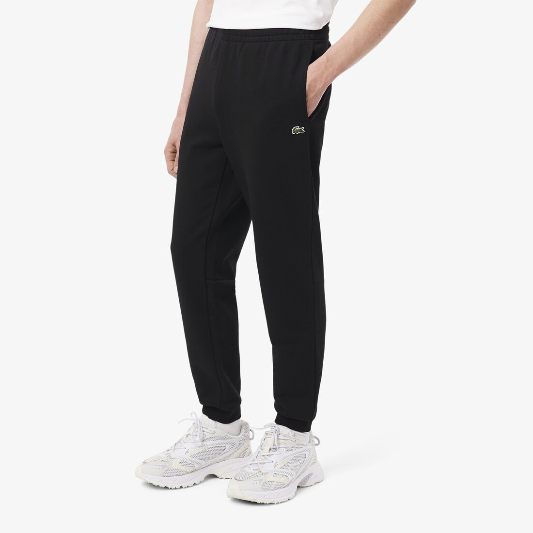 LACOSTE LACOSTE TAPERED LEG SWEATPANTS