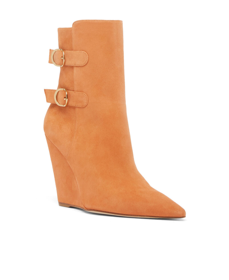 Stuart Weitzman Buckle-fastening 110mm Suede Boots In Brown