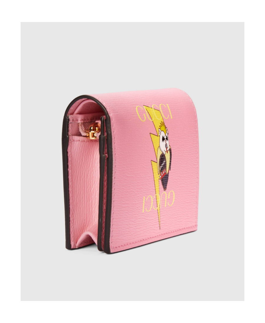 Gucci X Bananya Graphic-print Wallet In Pink