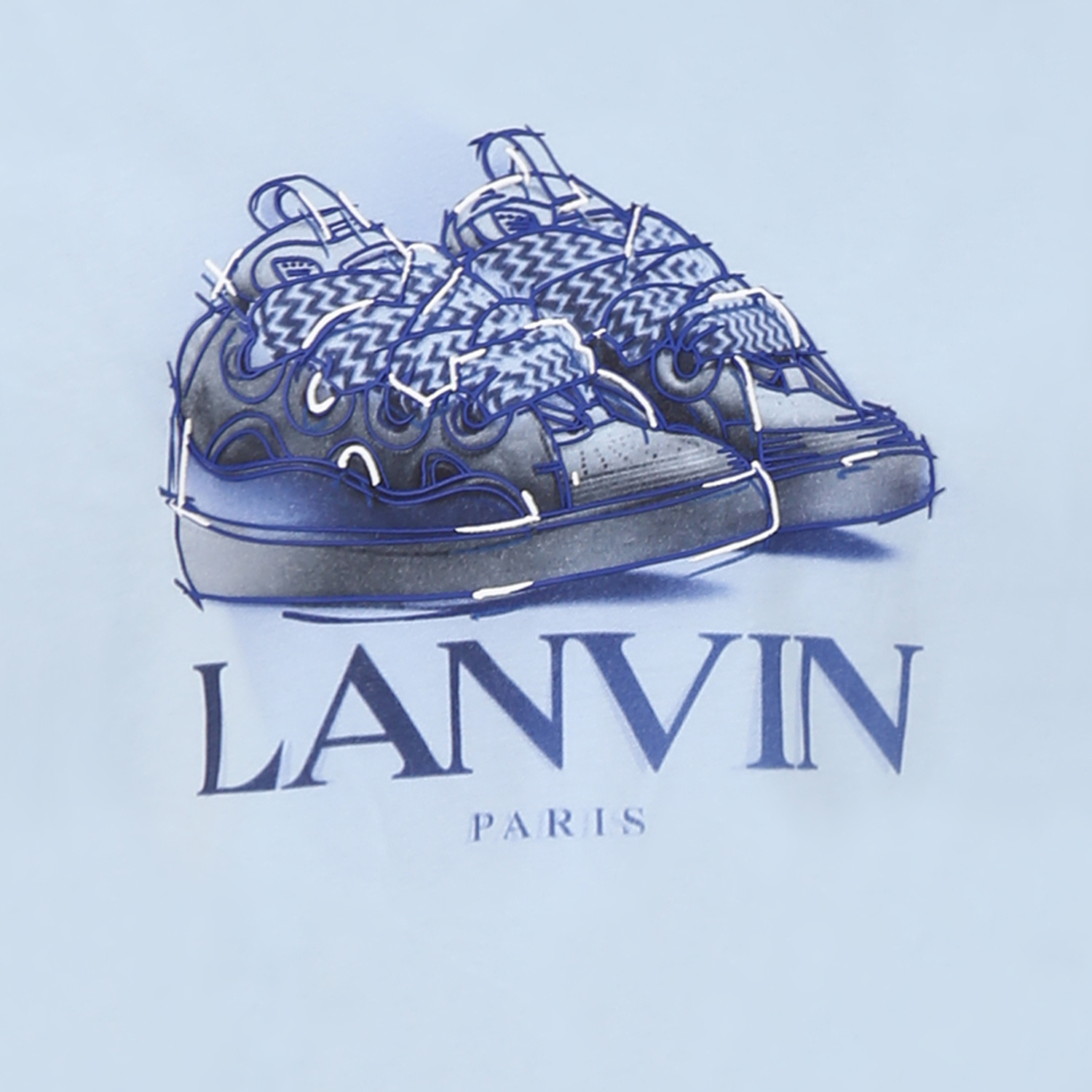 Lanvin Petite Short-sleeved T-shirt In Blue