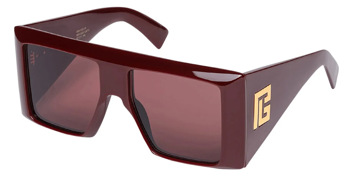 Balmain Full Frame Sunglasses In Brown