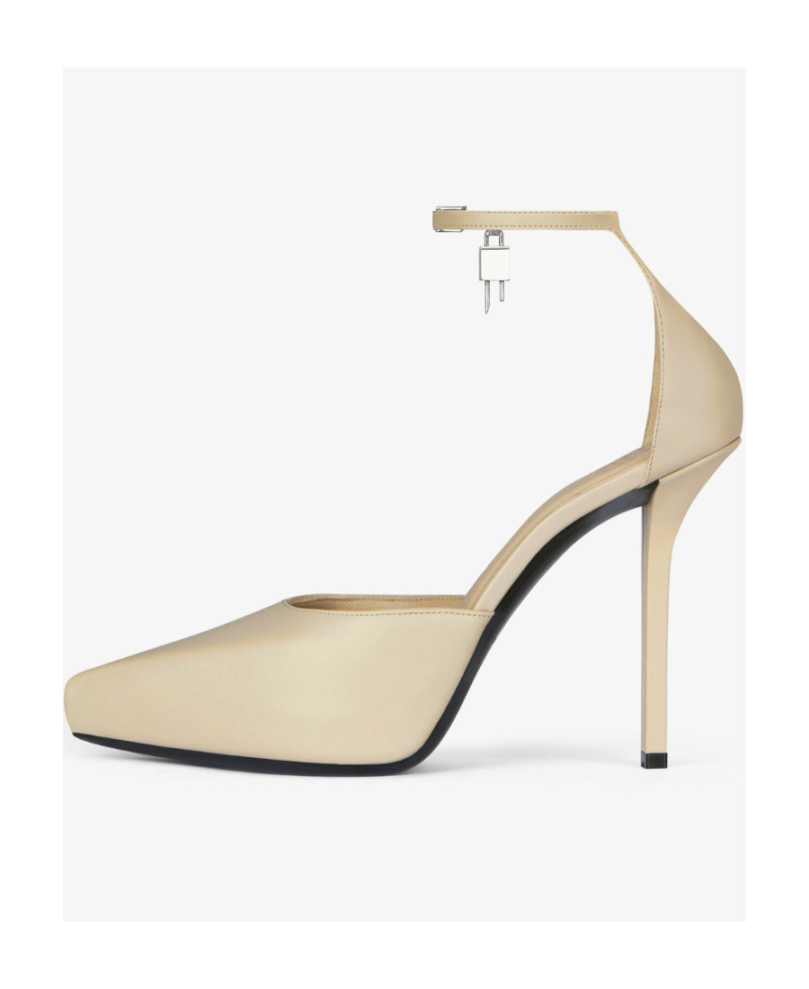 Givenchy G-lock Platform Pumps In Nude
