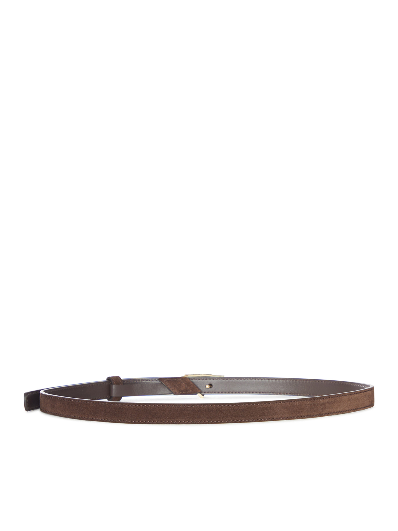 Prada Suede Belt In Brown
