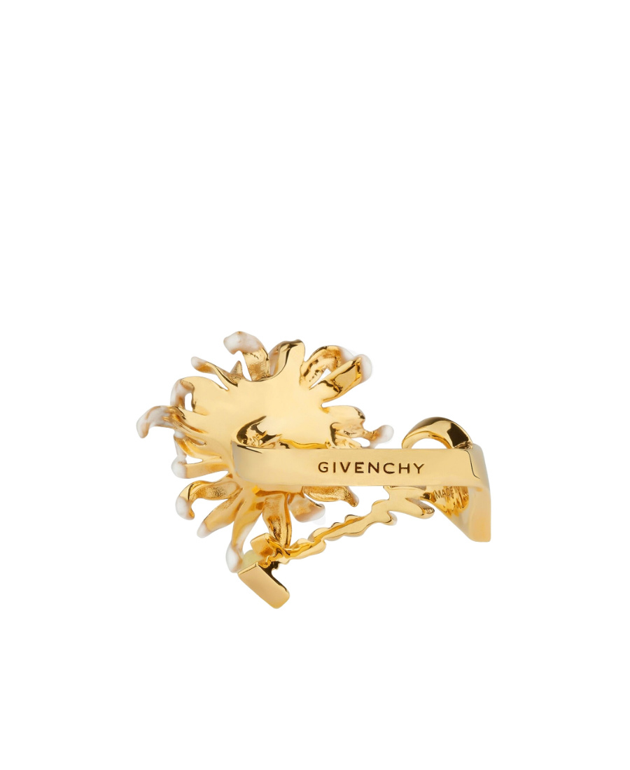 Givenchy Crystal Daisy Ring In Yellow