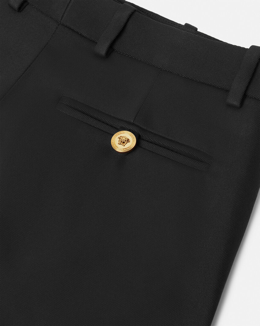 Versace Short Masculin En Gabardine