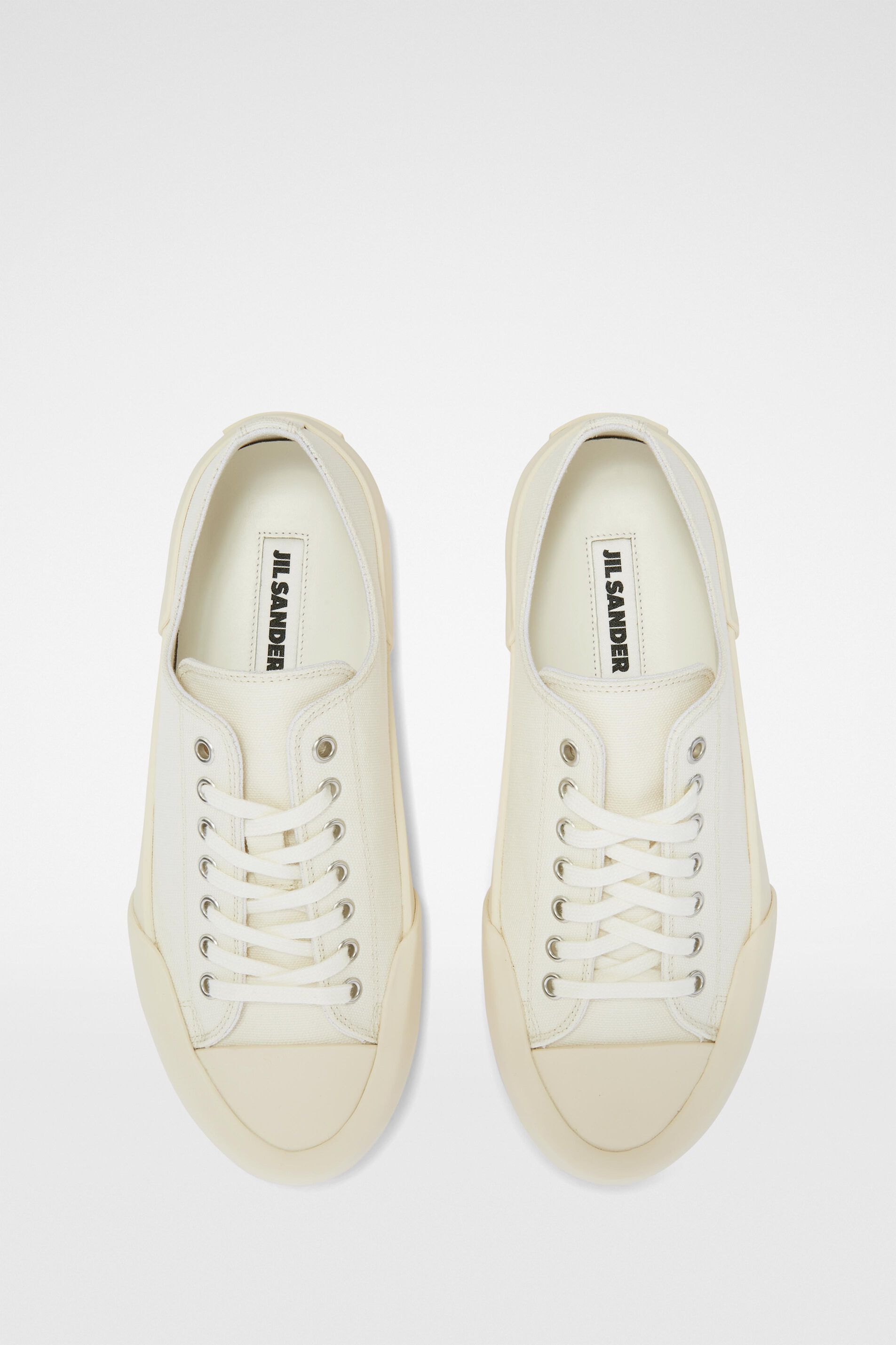 Shop Jil Sander Low-top Sneakers In Nude