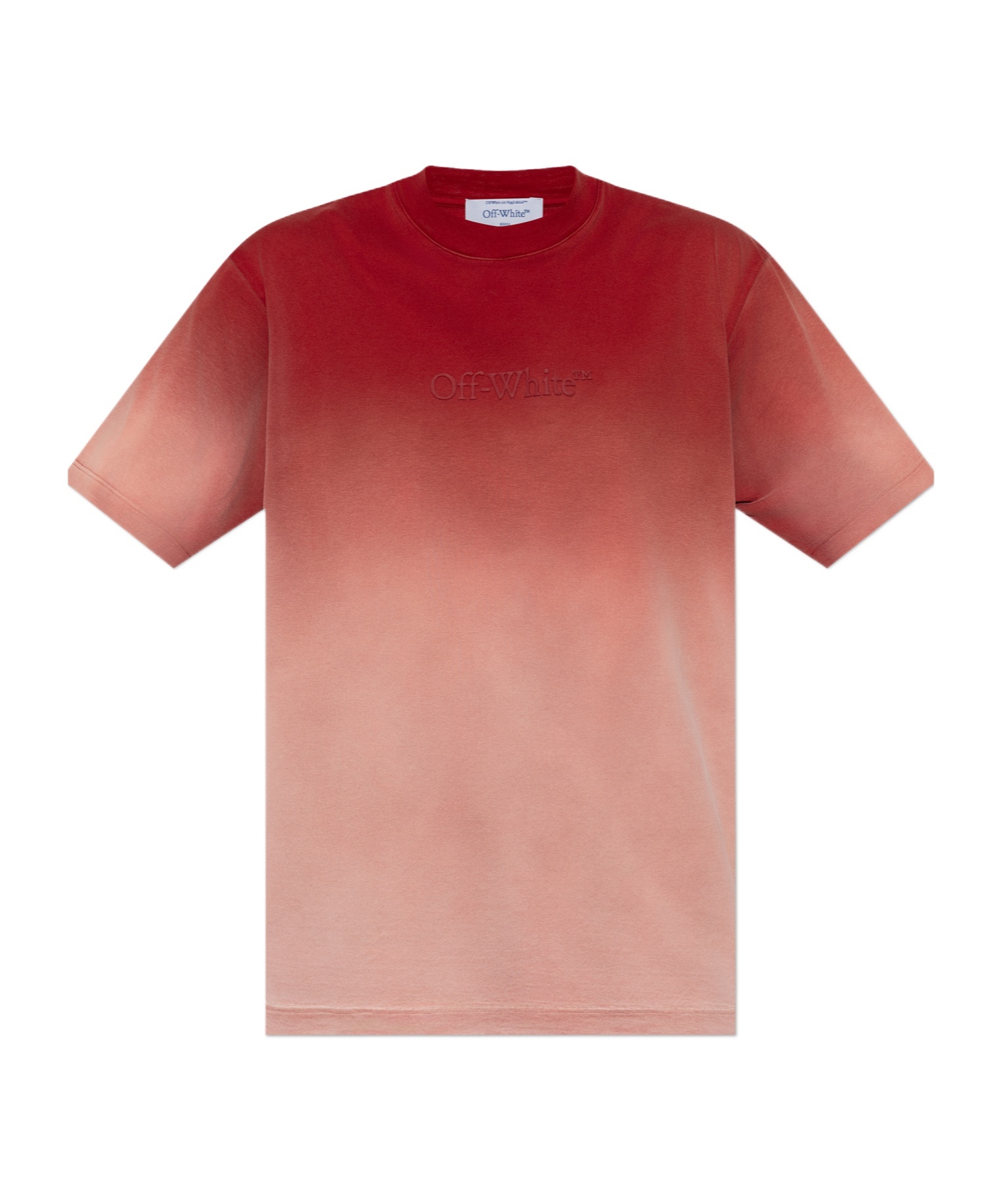 Off-white Crewneck Short-sleeved T-shirt In Pink
