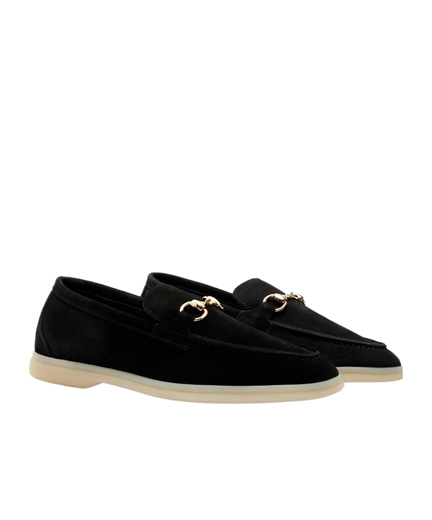 Shop Scarosso Horse Title Buckle Logo Loafers In Black