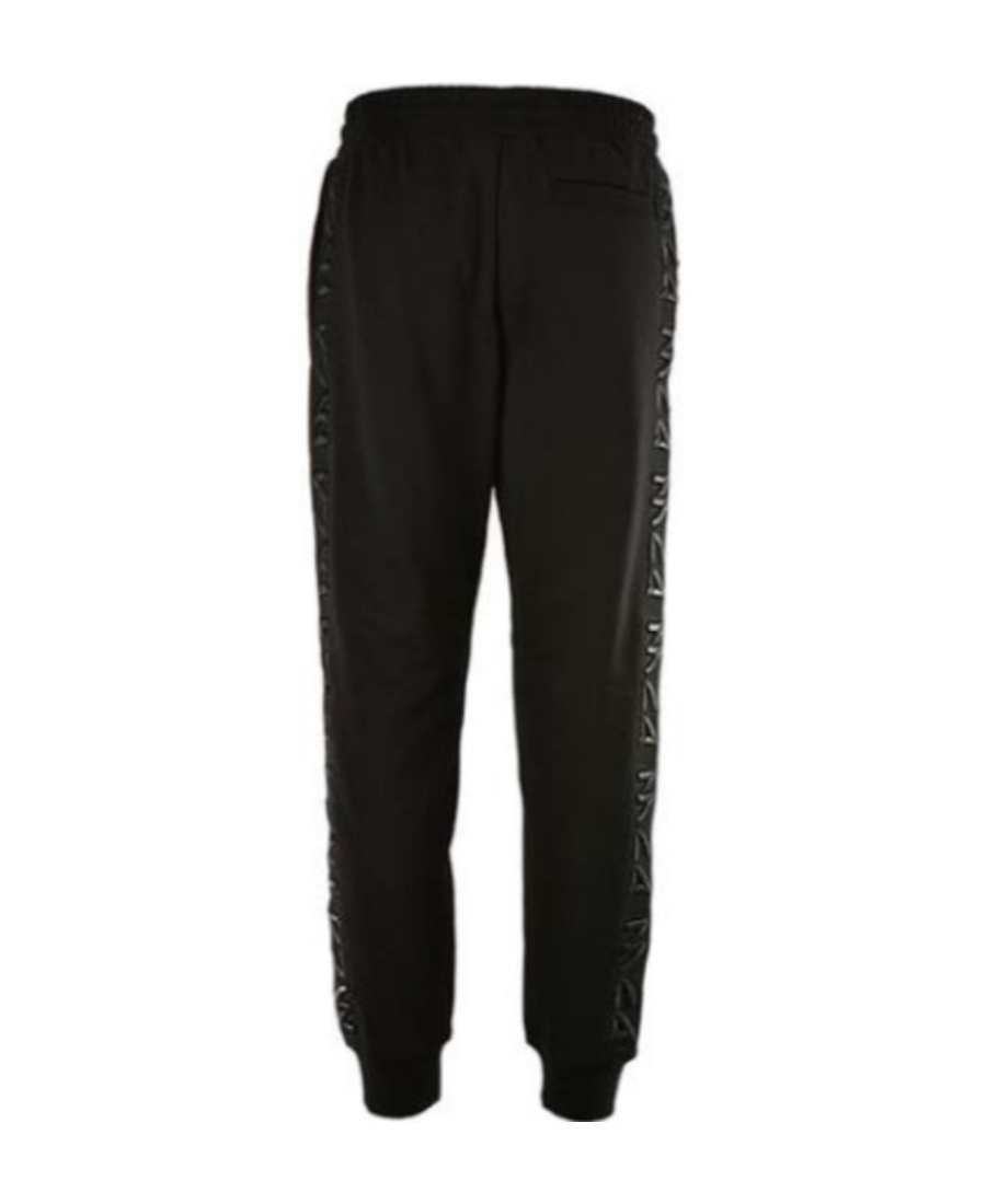 Alexander Mcqueen Black Logo Detail Sweatpants In Black