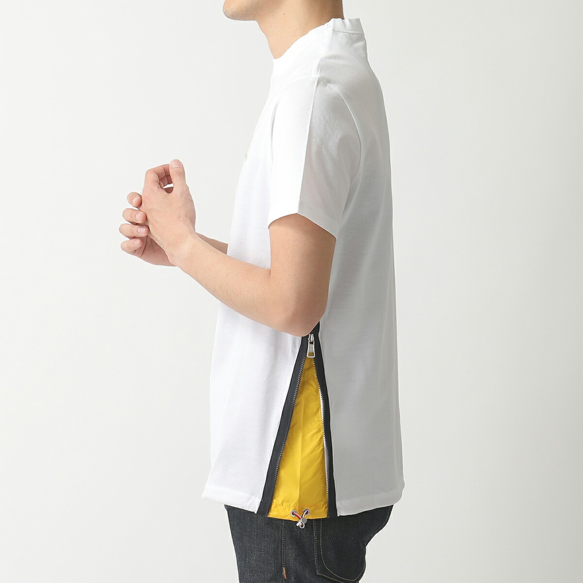 Moncler Men Cotton Pack Of Three Logo Patch T-shirts In White