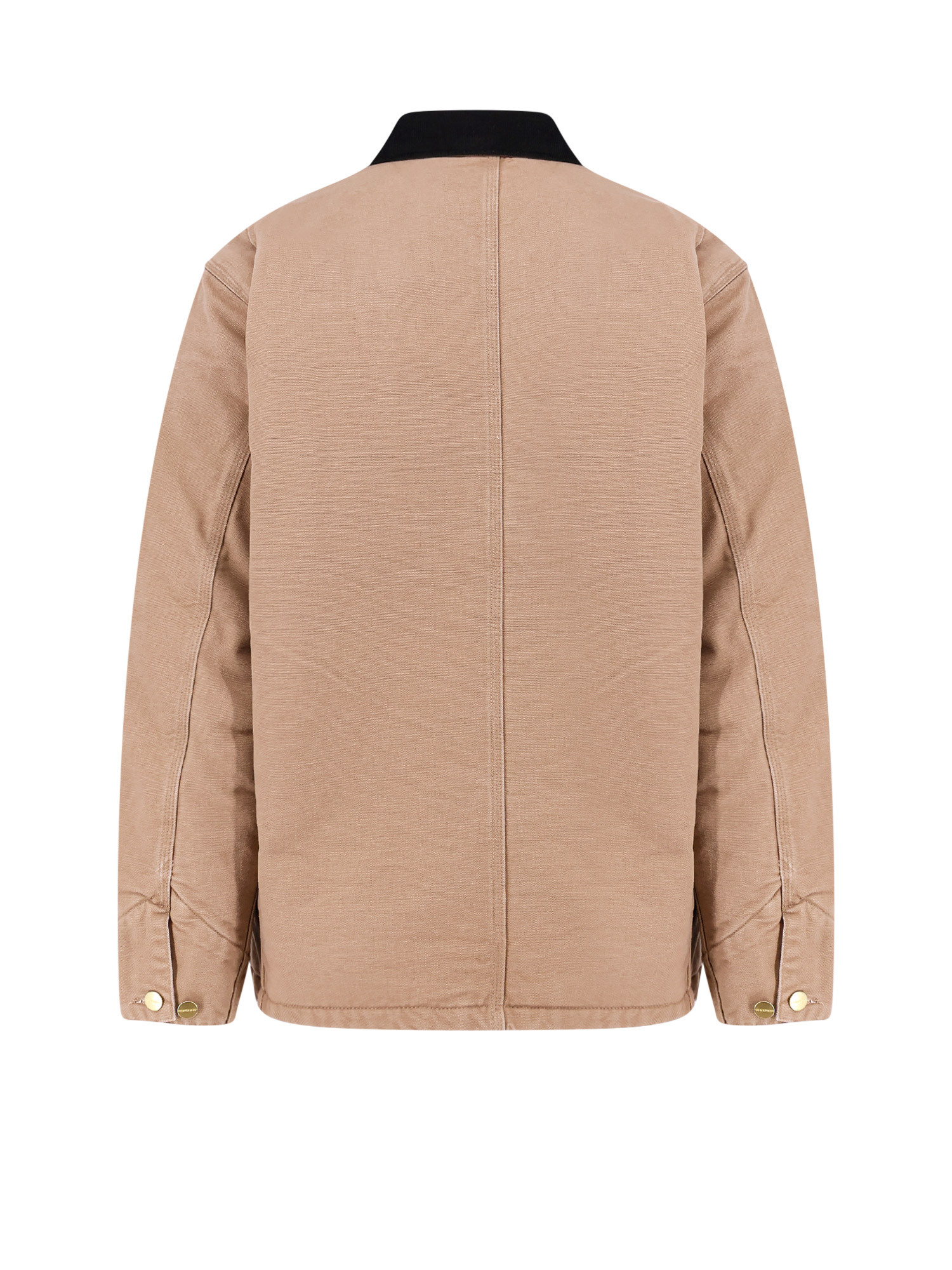 Carhartt Michigan Organic Cotton Jacket With Frontal Logo Patch In Nude