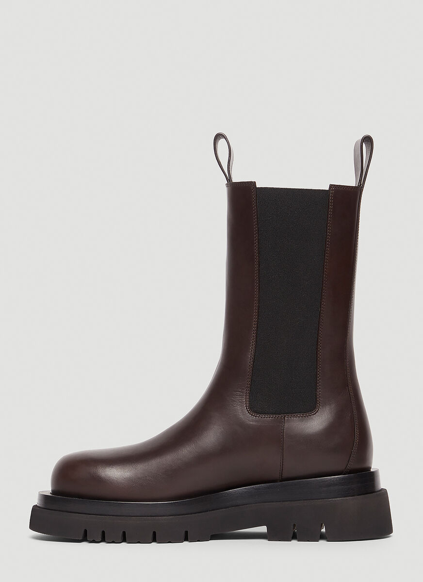 Bottega Veneta Bv Lug Boots In Brown