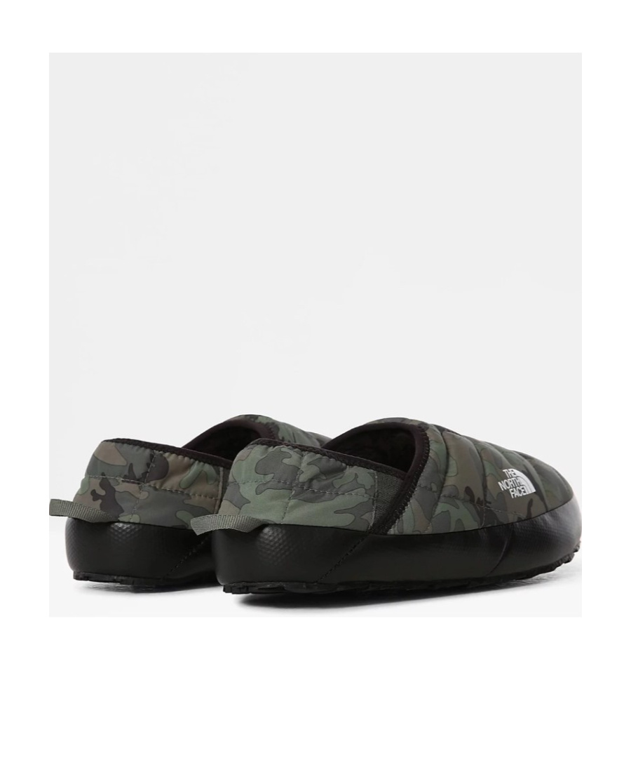 The North Face Green Thermoball Traction V Slippers In Black
