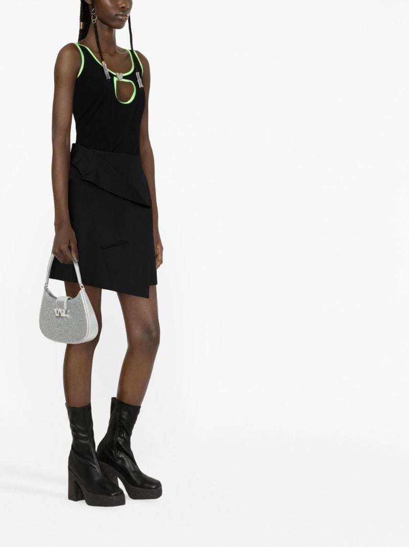 Shop Ambush Heart Hole Tank Top In Black