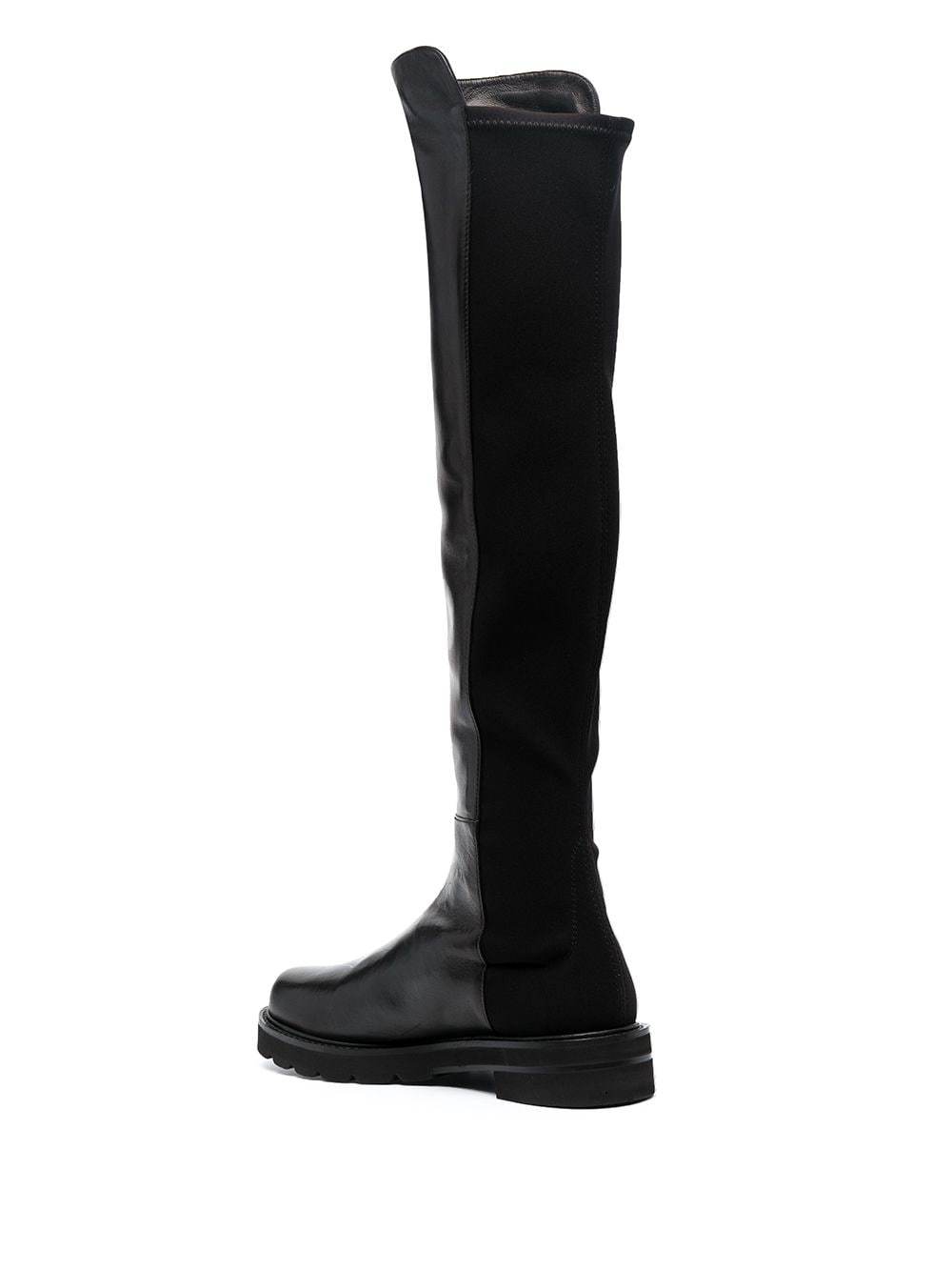 Stuart Weitzman High Leather Ankle Boots With Block Heel