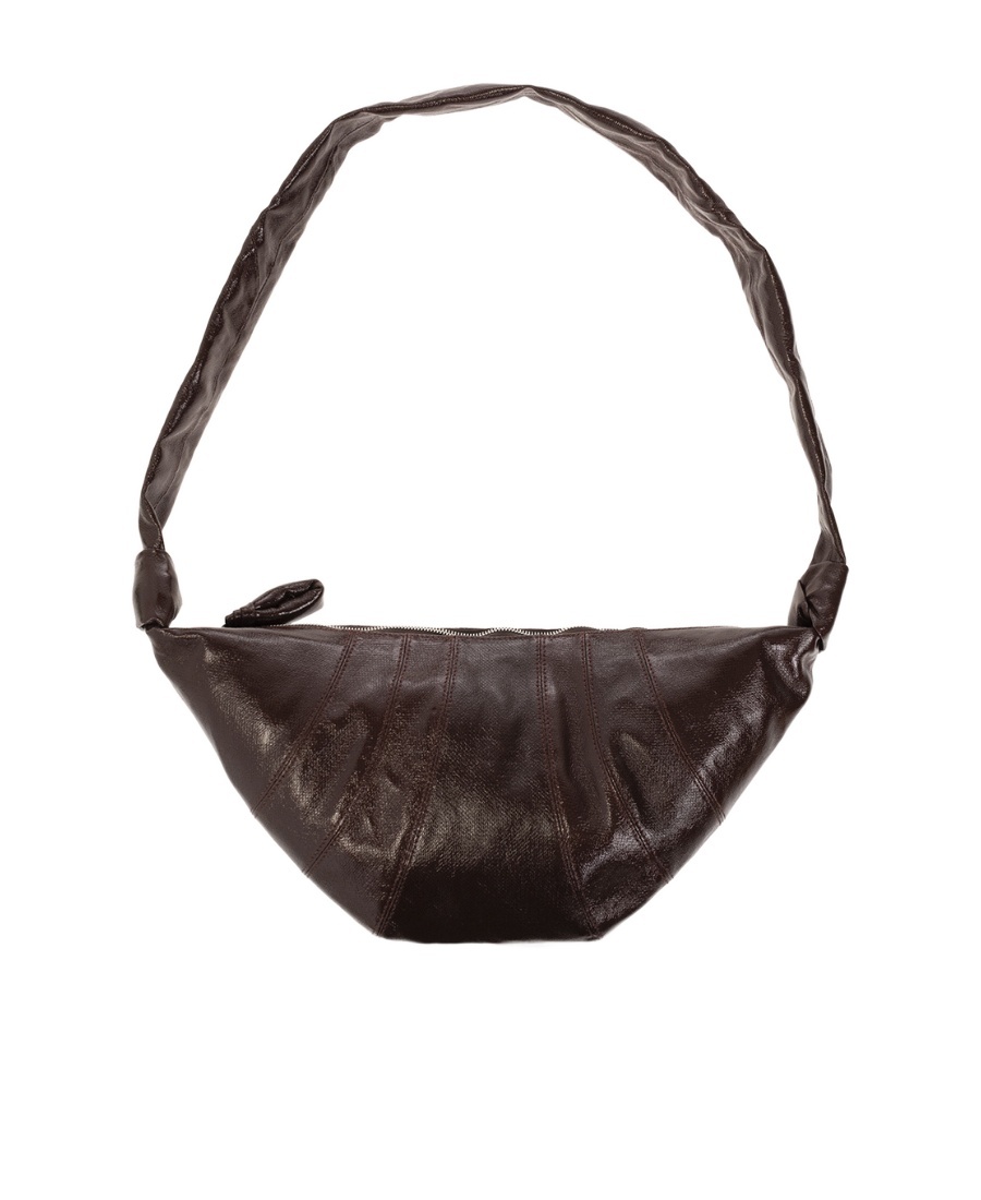 Lemaire Medium Croissant Shoulder Bag In Brown