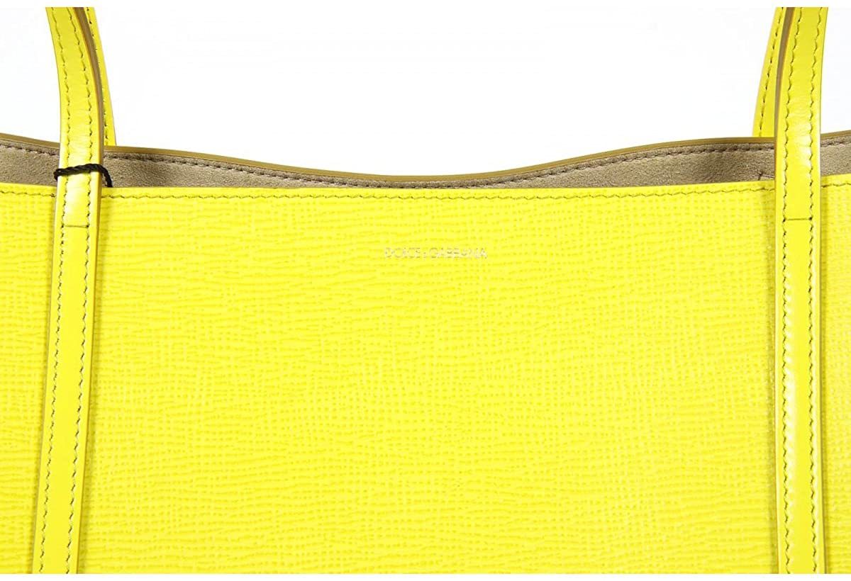 Dolce & Gabbana Logo Details Handbag In Yellow