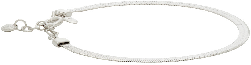 Maria Black Silver Sentiero Bracelet In White