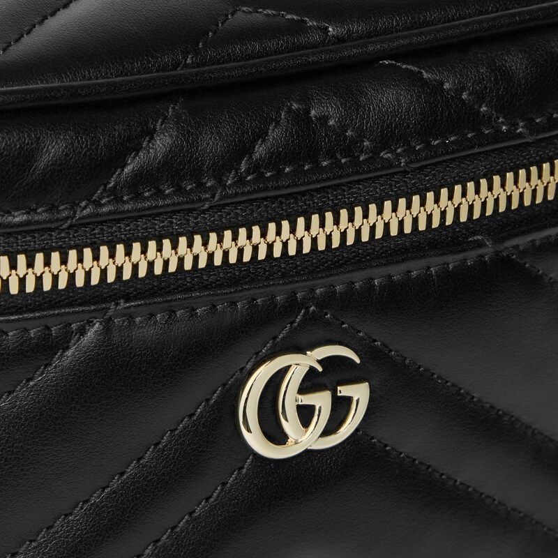 Gucci Gg Marmont Nano Vanity Bag In Black