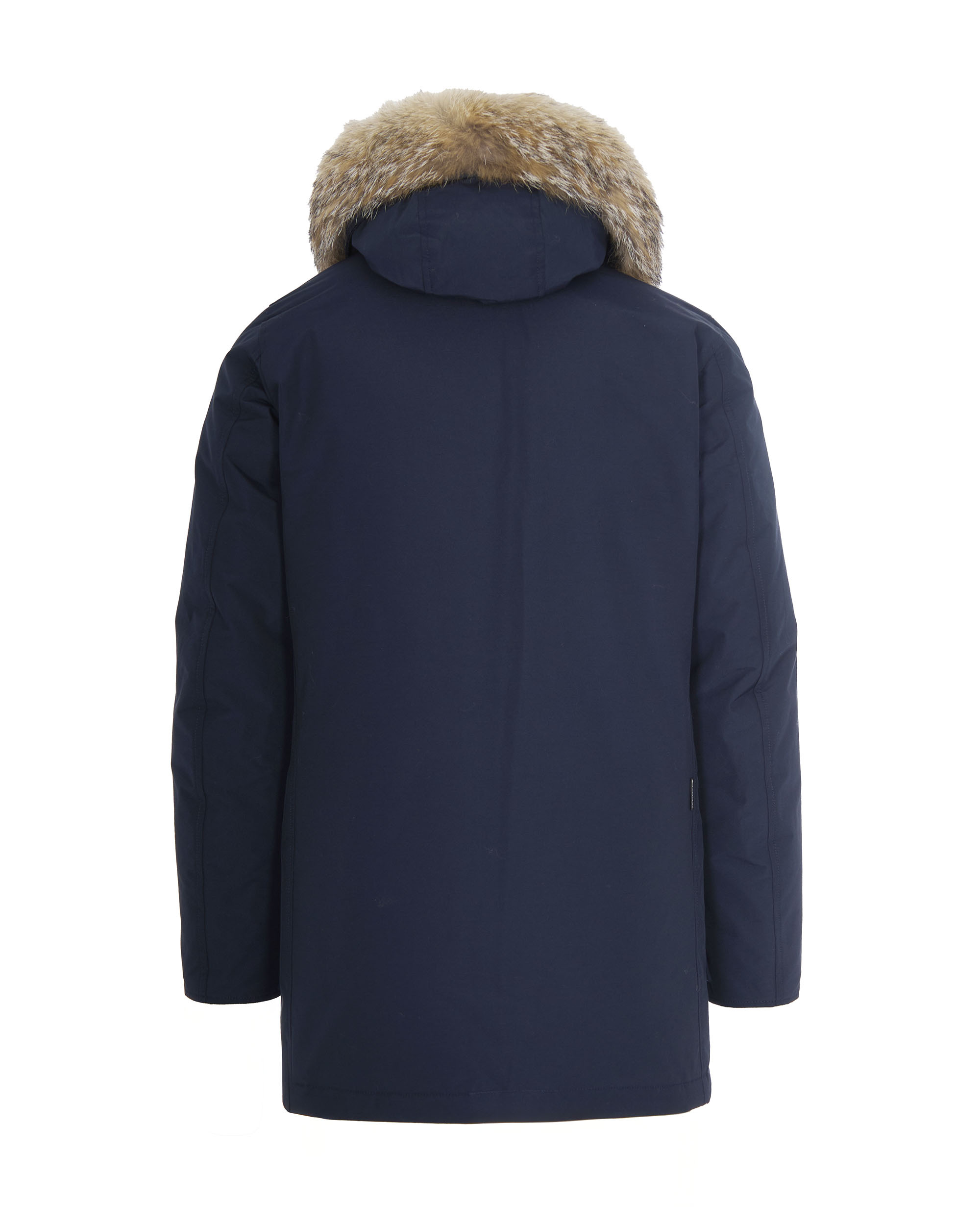Woolrich Artic Detachable Fur Parka In Blue