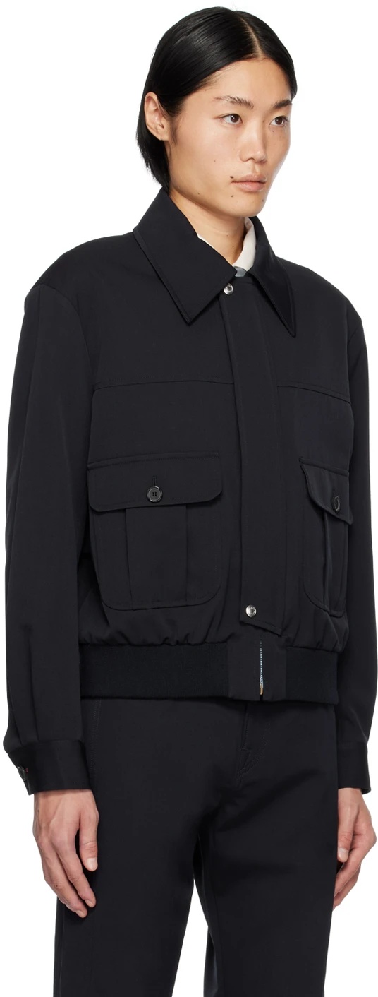 PAUL SMITH LAPEL ZIPPER CASUAL JACKET