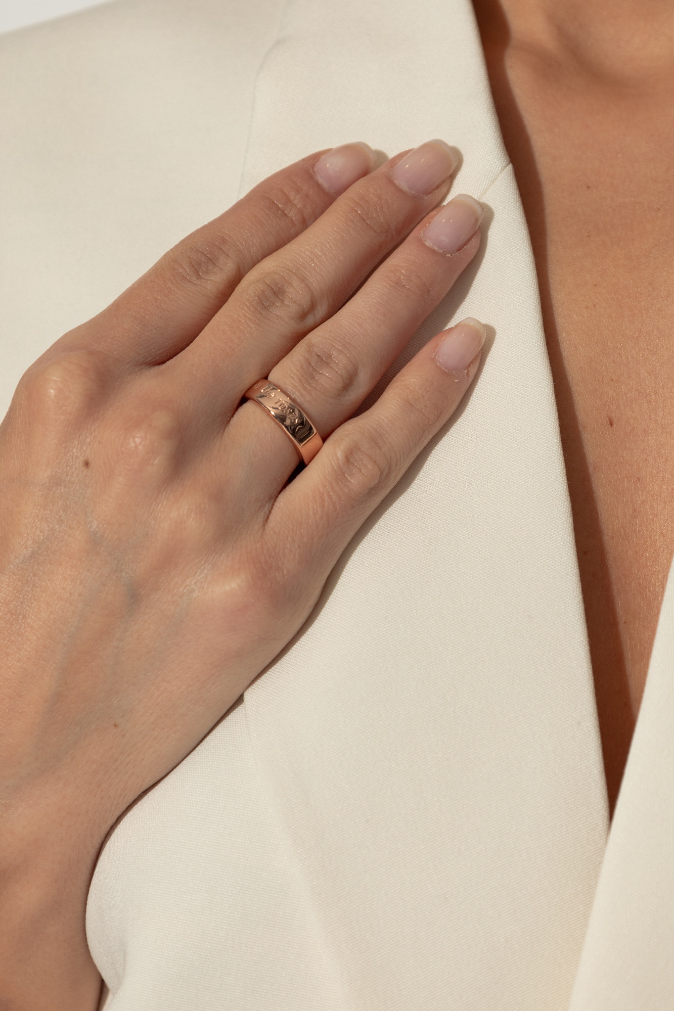 Kate Spade Logo Ring In Yellow